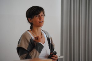 Isabel Zorn beim Vortrag zum Thema Inklusive Medienbildung