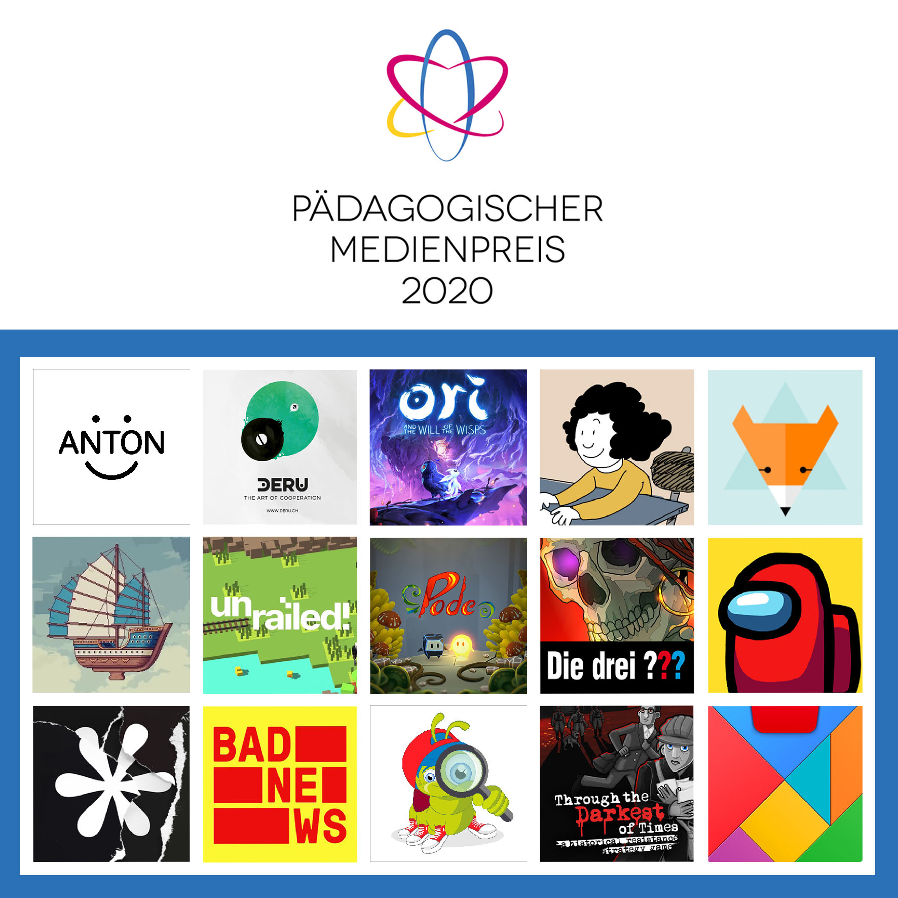 Pädagogischer Medienpreis 2020 – Die Gewinner